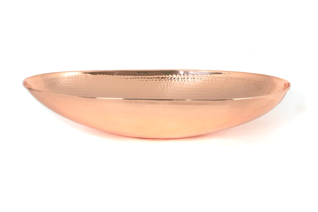 Hammered Copper Oval Sink