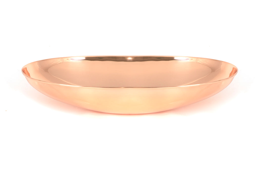 Smooth Copper Oval Sink