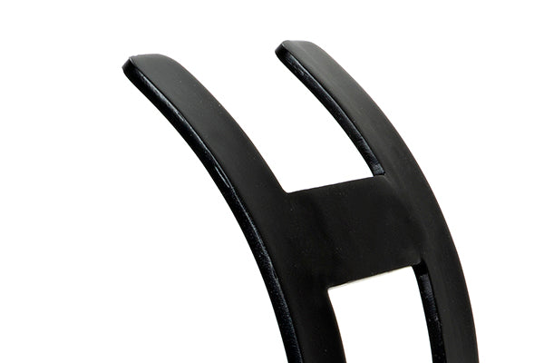 Matt Black Curved Log Holder - Small