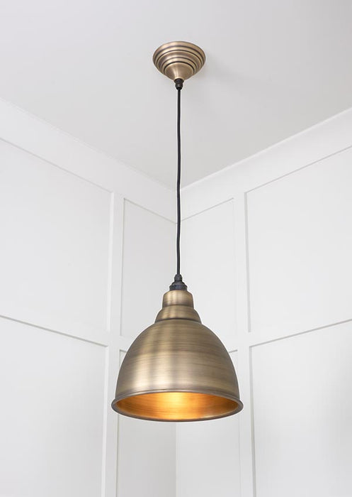 Aged Brass Brindley Pendant