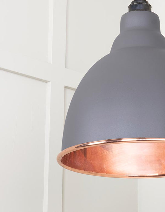 Smooth Copper Brindley Pendant in Bluff