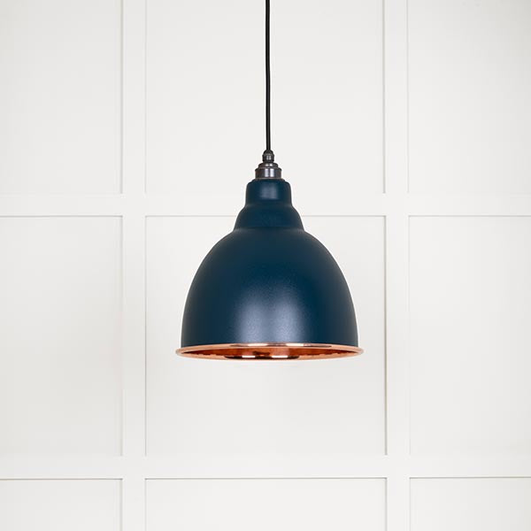 Smooth Copper Brindley Pendant in Dusk