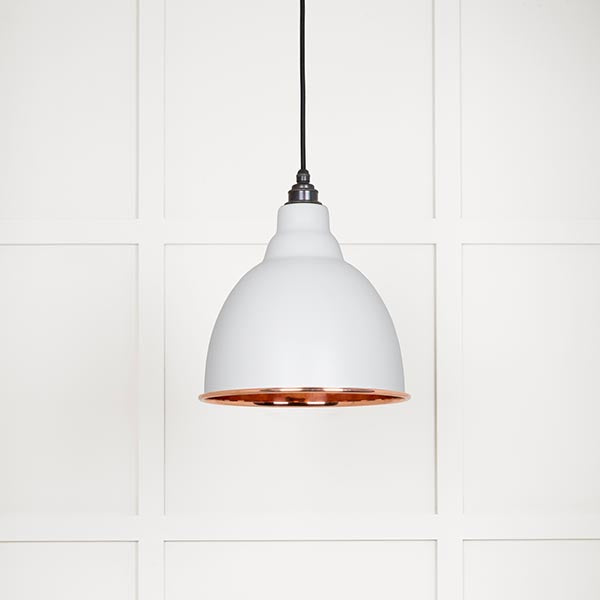 Smooth Copper Brindley Pendant in Flock