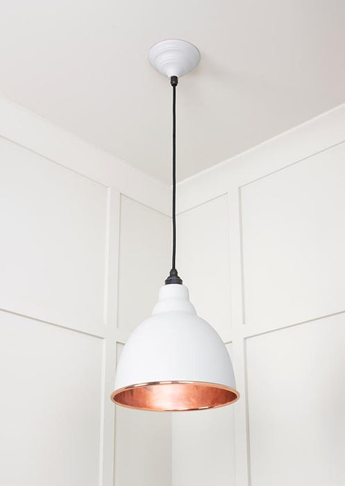 Smooth Copper Brindley Pendant in Flock