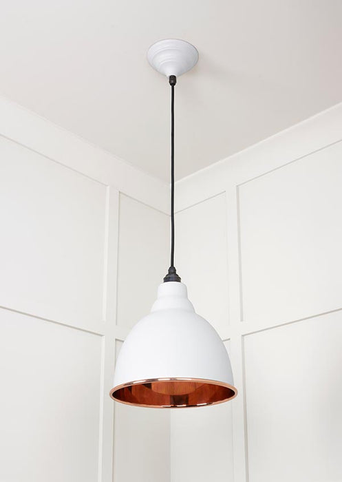 Smooth Copper Brindley Pendant in Flock