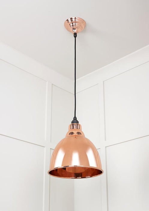 Smooth Copper Brindley Pendant