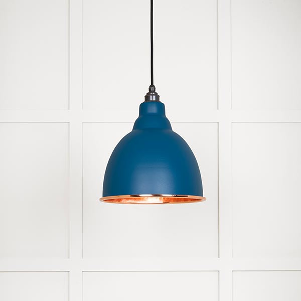 Hammered Copper Brindley Pendant in Upstream