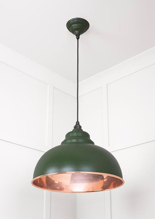 Smooth Copper Harborne Pendant in Heath