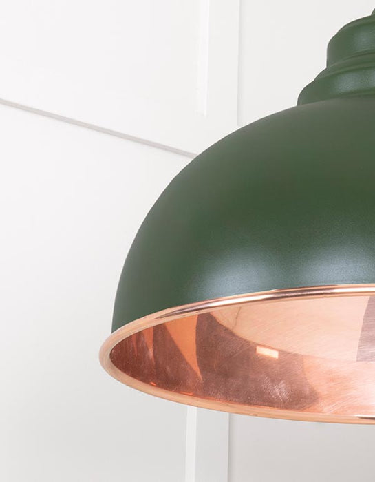 Smooth Copper Harborne Pendant in Heath