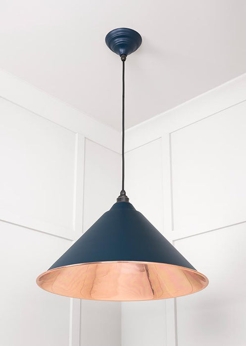 Smooth Copper Hockley Pendant in Dusk