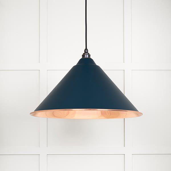 Smooth Copper Hockley Pendant in Dusk