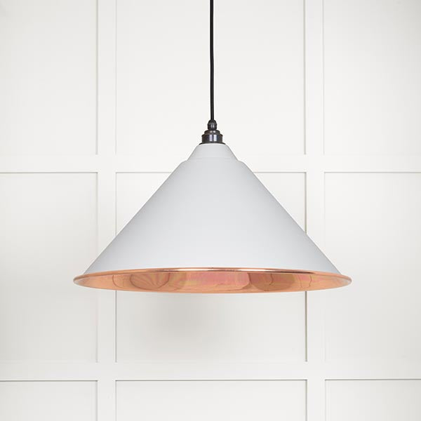 Smooth Copper Hockley Pendant in Flock