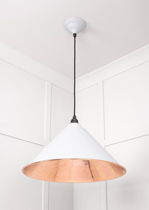 Smooth Copper Hockley Pendant in Flock