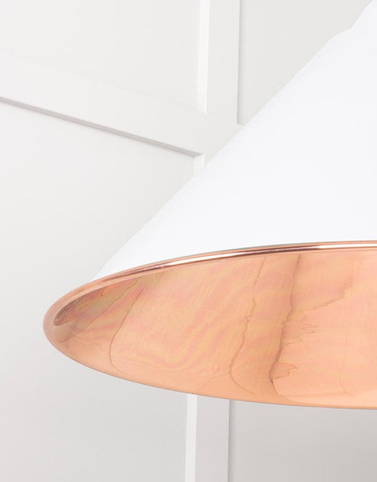 Smooth Copper Hockley Pendant in Flock