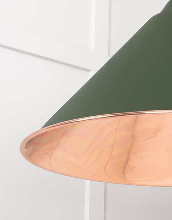 Smooth Copper Hockley Pendant in Heath