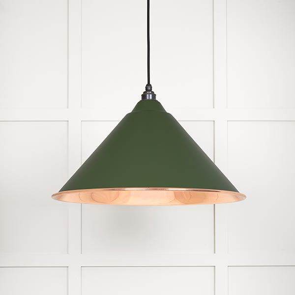 Smooth Copper Hockley Pendant in Heath