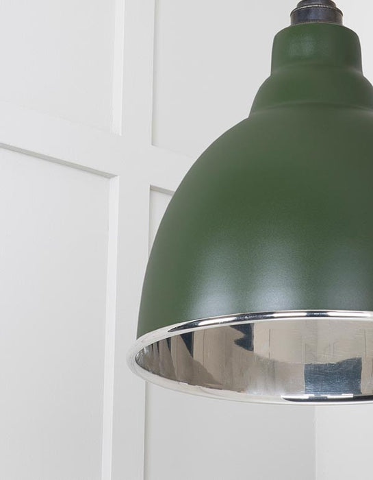 Smooth Nickel Brindley Pendant in Heath