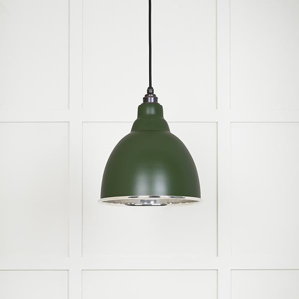 Smooth Nickel Brindley Pendant in Heath