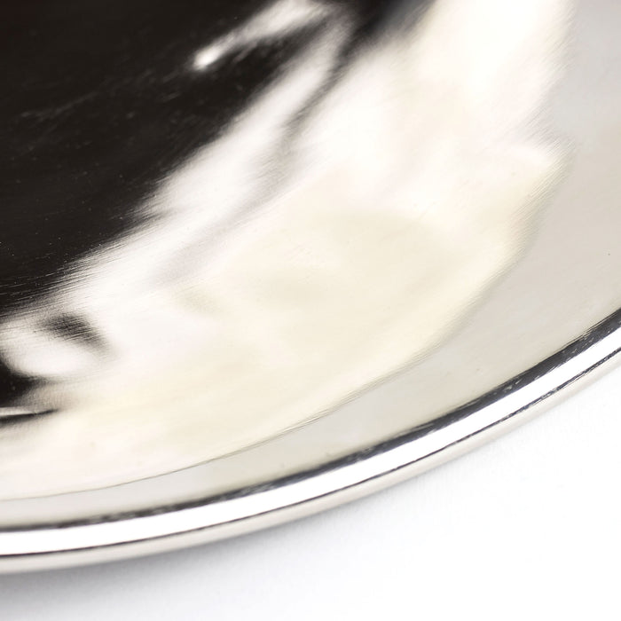 Light Grey Smooth Nickel Brindley Pendant