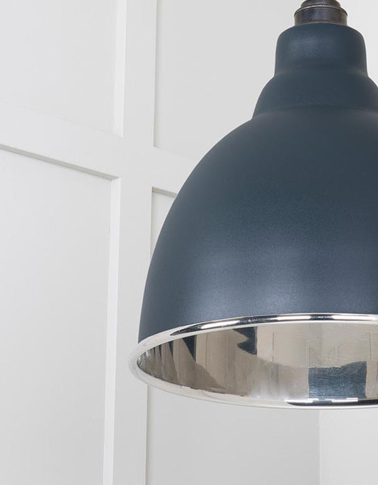 Smooth Nickel Brindley Pendant in Soot