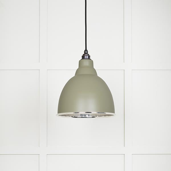 Smooth Nickel Brindley Pendant in Tump