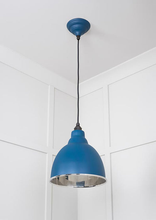 Smooth Nickel Brindley Pendant in Upstream