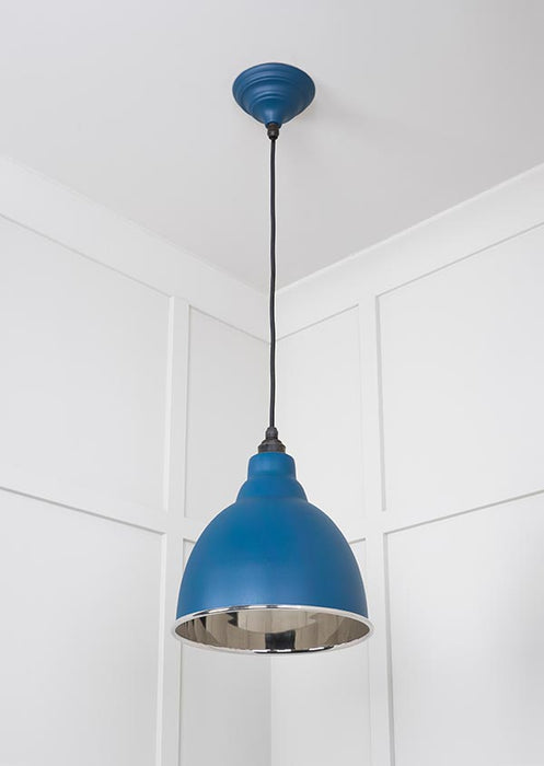 Smooth Nickel Brindley Pendant in Upstream