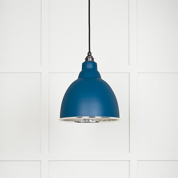 Smooth Nickel Brindley Pendant in Upstream