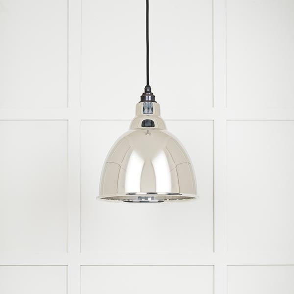 Smooth Nickel Brindley Pendant