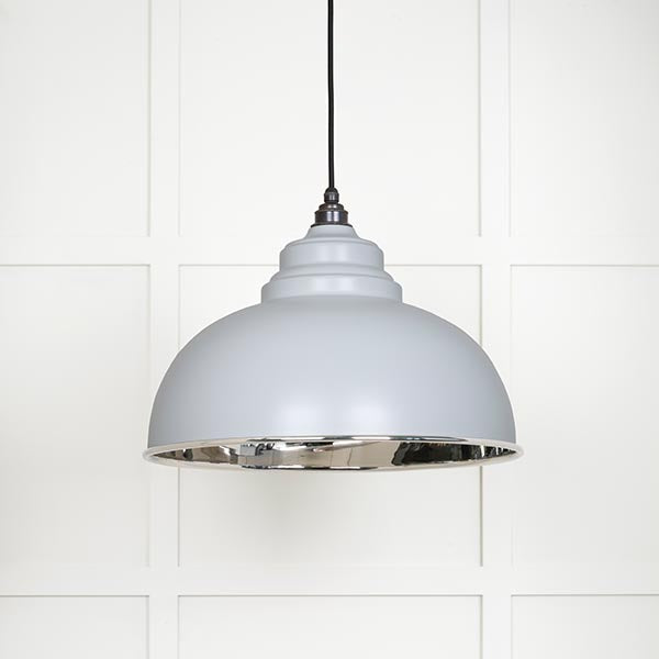 Smooth Nickel Harborne Pendant in Birch