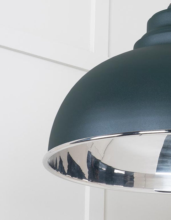 Smooth Nickel Harborne Pendant in Dingle