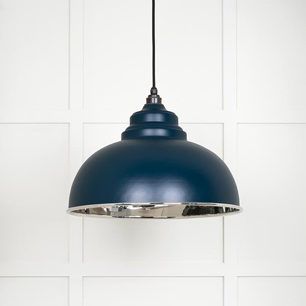 Smooth Nickel Harborne Pendant in Dusk