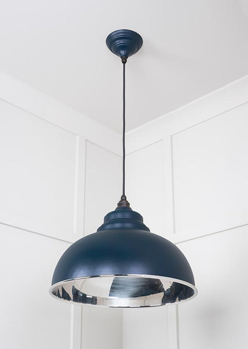 Smooth Nickel Harborne Pendant in Dusk