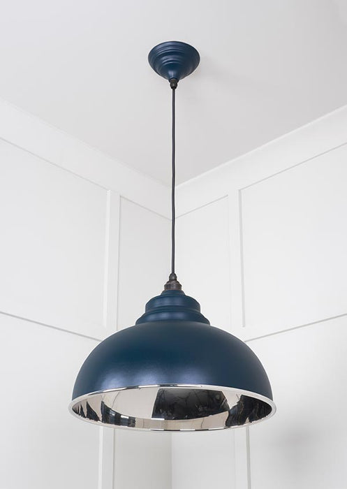 Smooth Nickel Harborne Pendant in Dusk