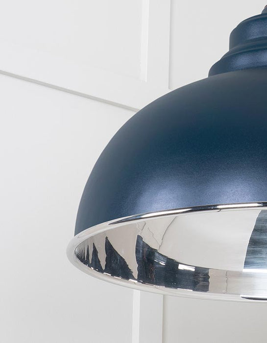 Smooth Nickel Harborne Pendant in Dusk