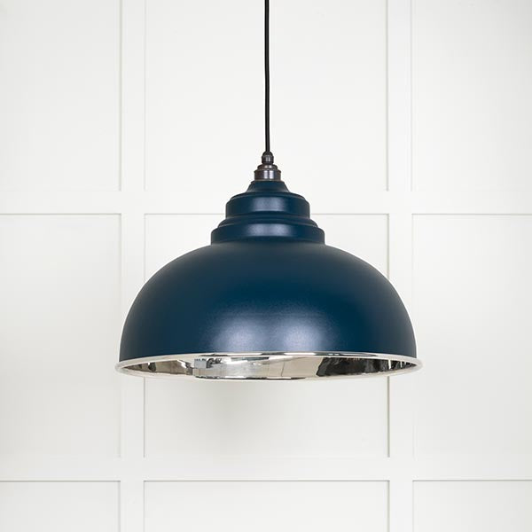 Smooth Nickel Harborne Pendant in Dusk