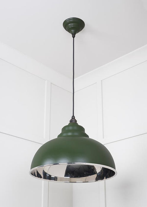 Smooth Nickel Harborne Pendant in Heath