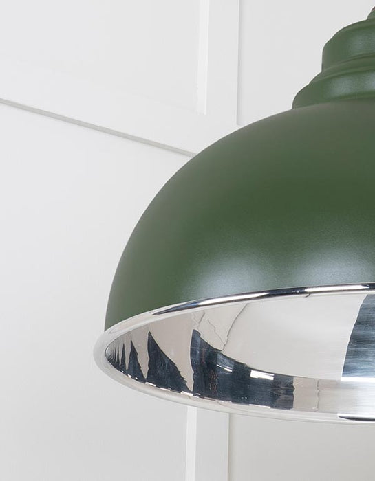 Smooth Nickel Harborne Pendant in Heath