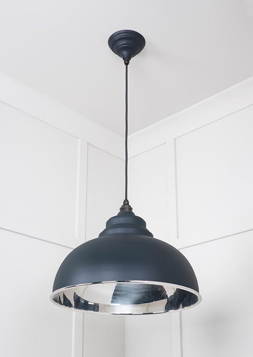 Smooth Nickel Harborne Pendant in Soot