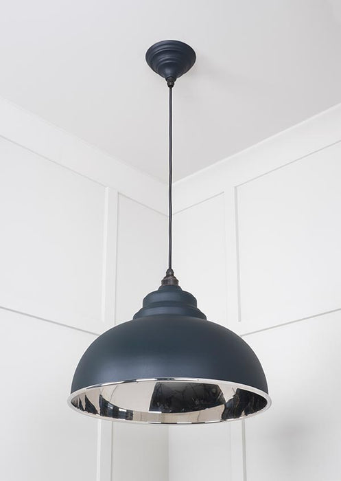 Smooth Nickel Harborne Pendant in Soot