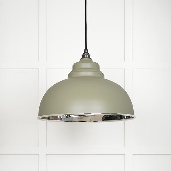 Smooth Nickel Harborne Pendant in Tump