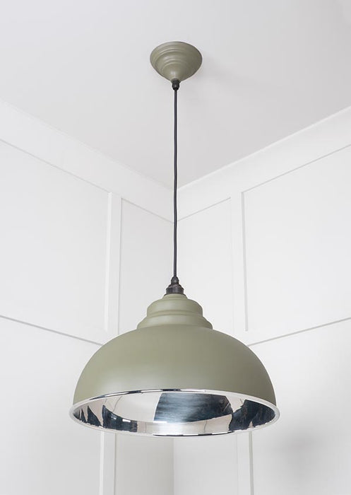 Smooth Nickel Harborne Pendant in Tump