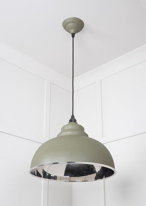 Smooth Nickel Harborne Pendant in Tump