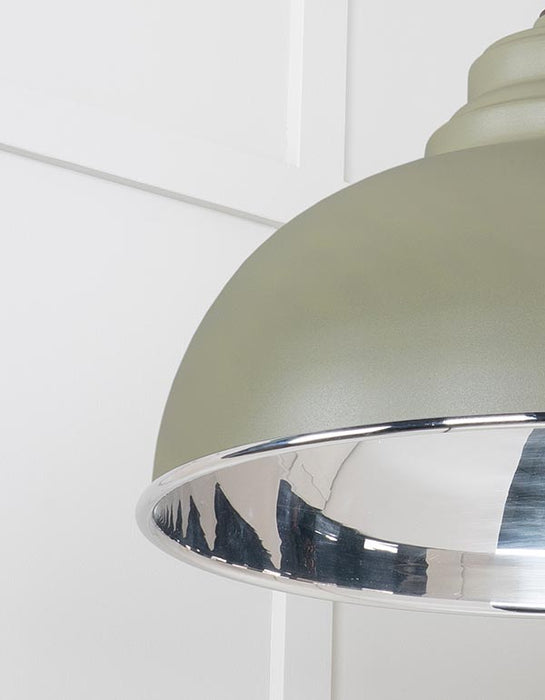 Smooth Nickel Harborne Pendant in Tump