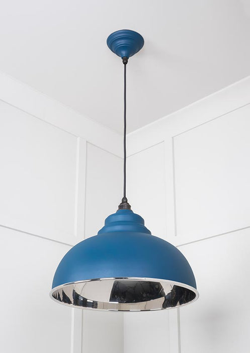 Smooth Nickel Harborne Pendant in Upstream