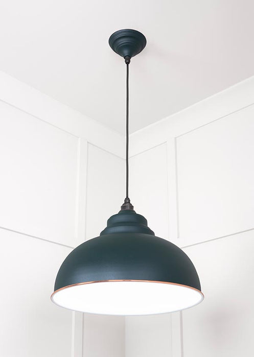 White Gloss Harborne Pendant in Dingle
