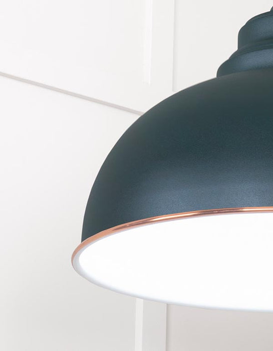 White Gloss Harborne Pendant in Dingle