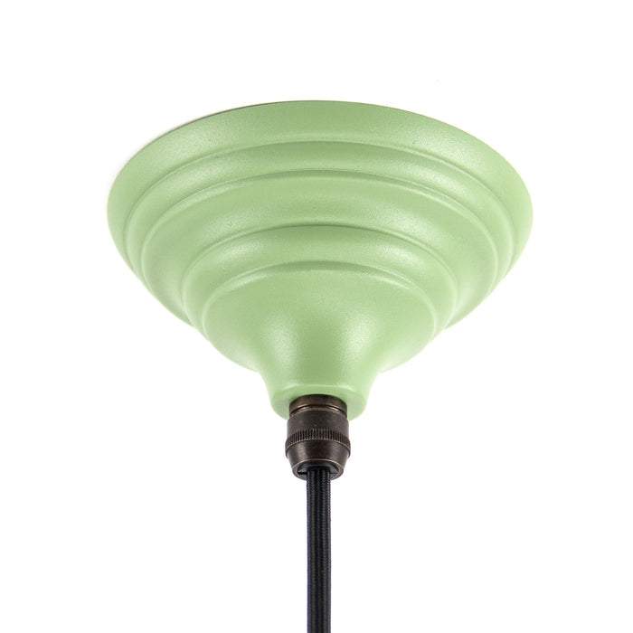 The Harborne Pendant in Sage Green