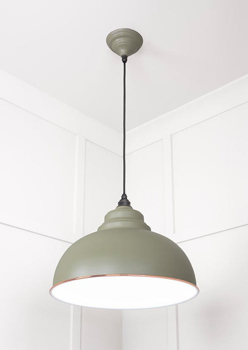 White Gloss Harborne Pendant in Tump