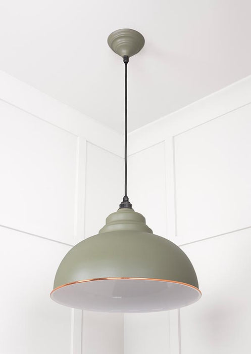 White Gloss Harborne Pendant in Tump